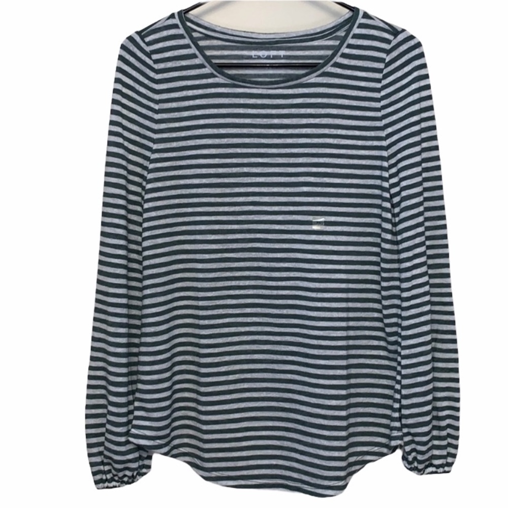 NWOT Ann Taylor LOFT Striped Long Sleeve Tee